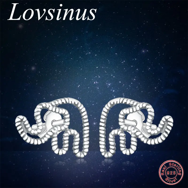 

2020 New Authentic 925 Sterling Silver Elephant Stud Earrings for Women Sterling Silver Earrings berloque Jewelry Girl Fashion