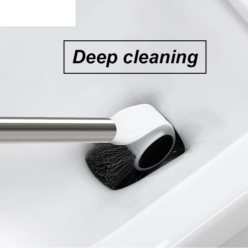 Держатель для туалетной щетки черный набор чистки ванной комнаты инструменты