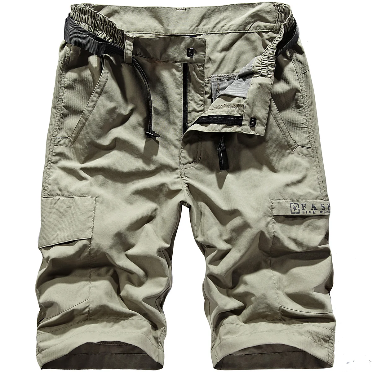 Шорты мужские для баскетбола повседневные эластичные в стиле милитари с
