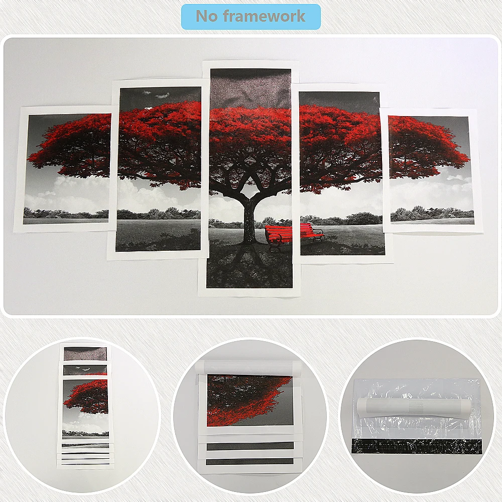 이wana na płótnie bez ramki 5 sztuk straż pożarna dekoracyjna ściana plakaty artystyczne Home Decor akcesoria do zdjęć obrazy dekoracji