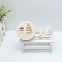 luyou 3d christmas tree fondant silicone mold for baking cake decorating tools cake molds kitchen baking accessories fm003