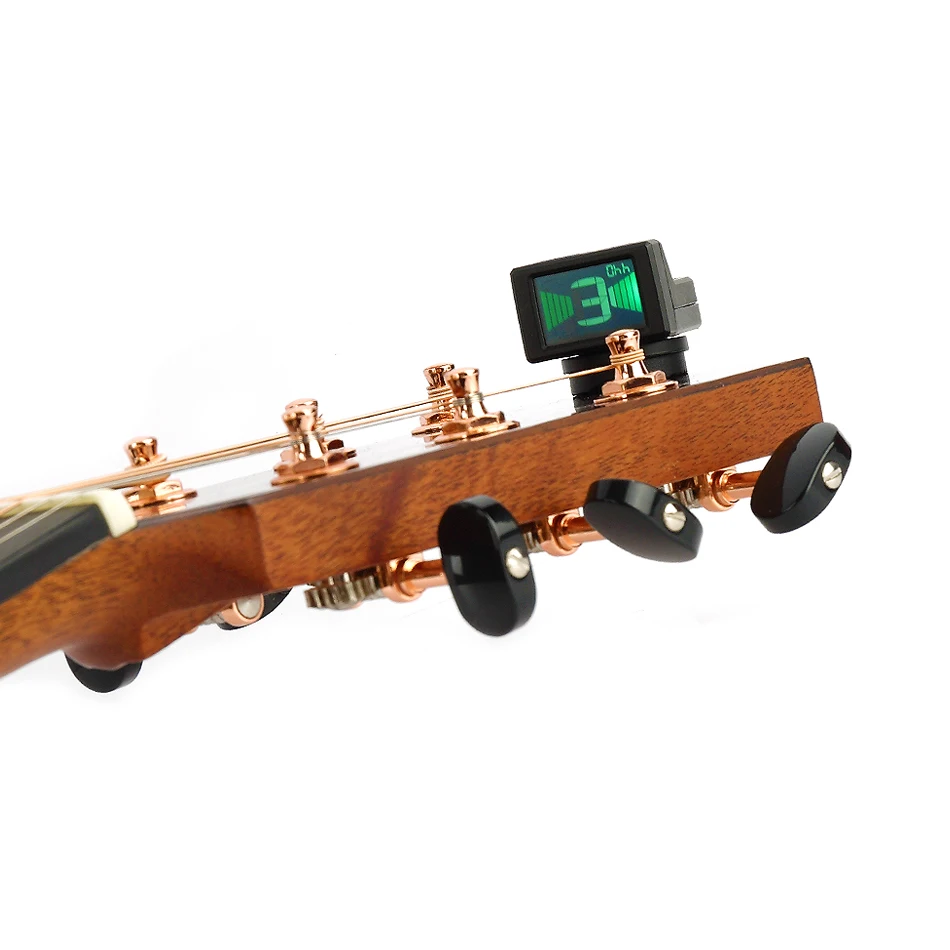 jt 306 mini guitar tuner digital lcd clip auf tuner für elektrische akustische klassische gitarre chromatische gitarre bass kostenloser versand f