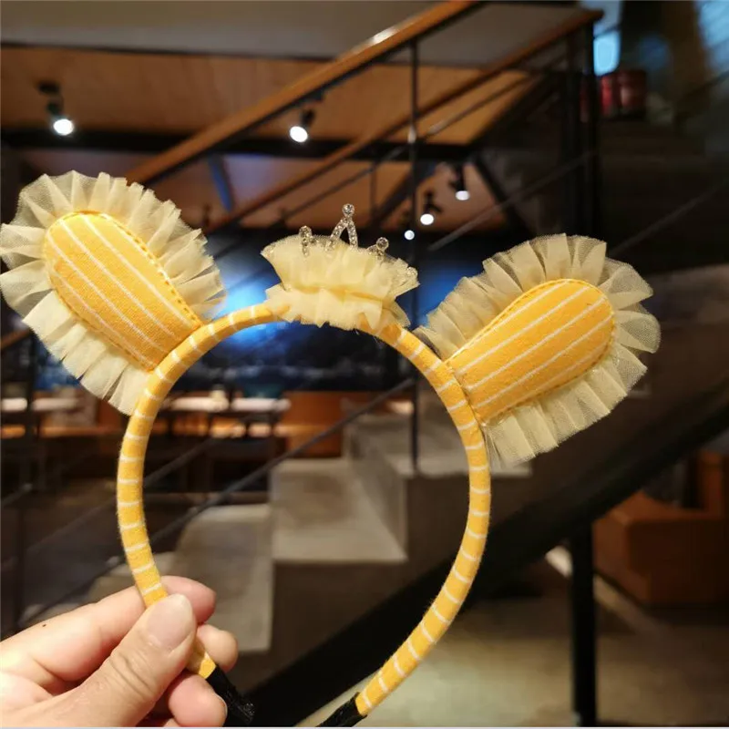 

Повязка на голову детская, в полоску, с мультяшным принтом