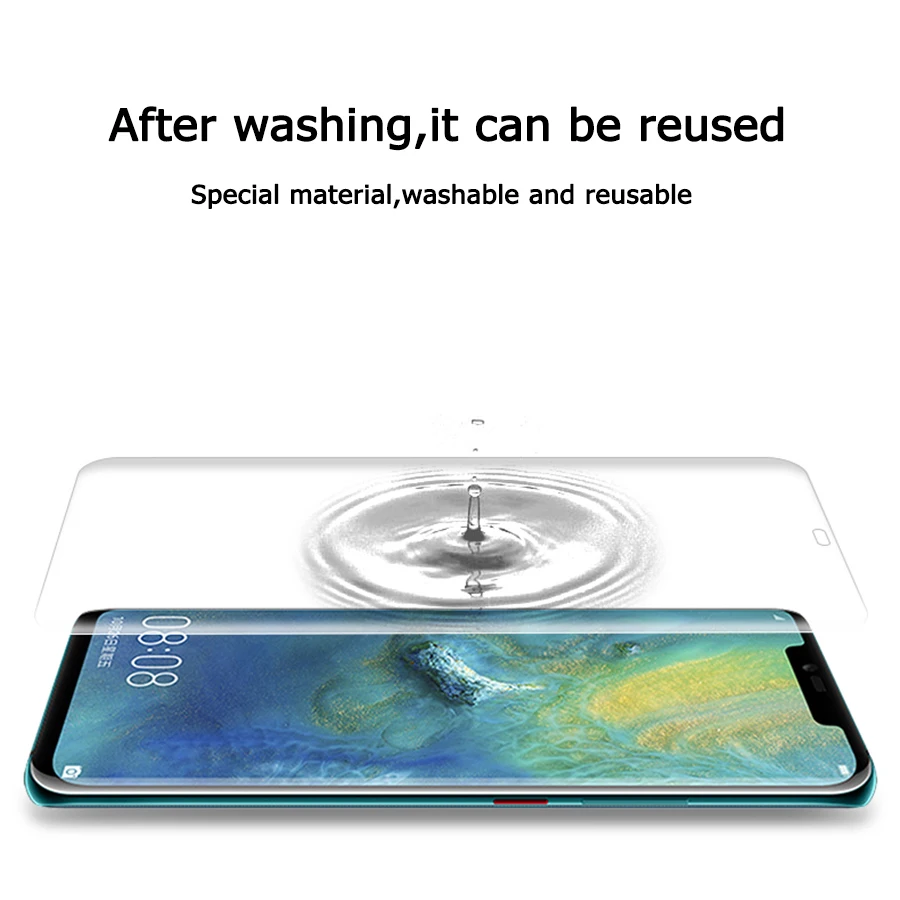 Защитная пленка на заднюю и переднюю панель для Huawei mate 20 pro P20 Pro Гидрогелевая с