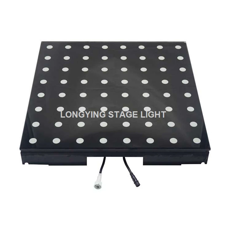 Led танцпол 8*8 64 шт. 5050 SMD RGB 3в1 светодиодная Свадебная танцевальная панель из