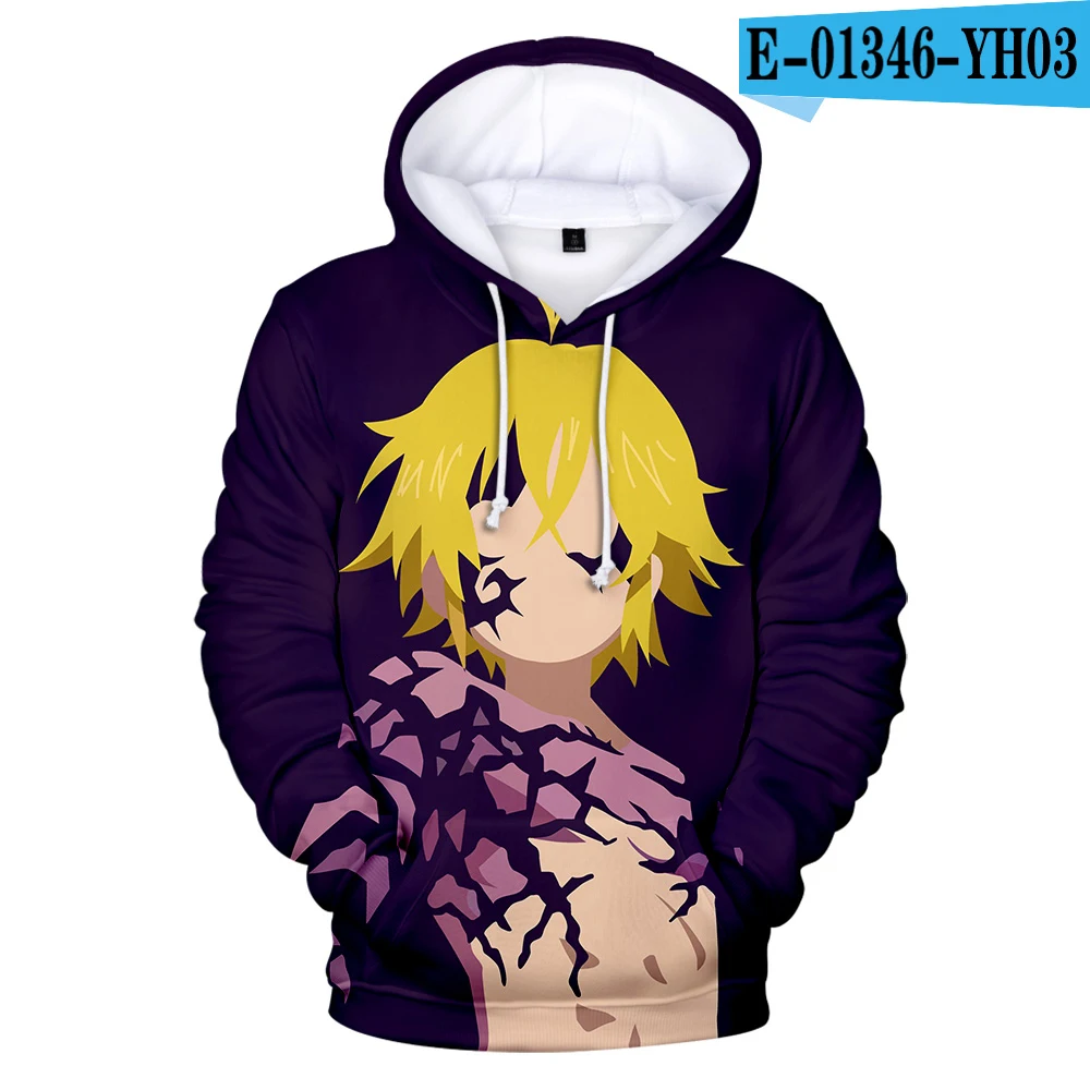 Оригинальный Hoge Kwaliteit Косплей Meliodas толстовки Mannen kinderen свитшоты осень зима Truien
