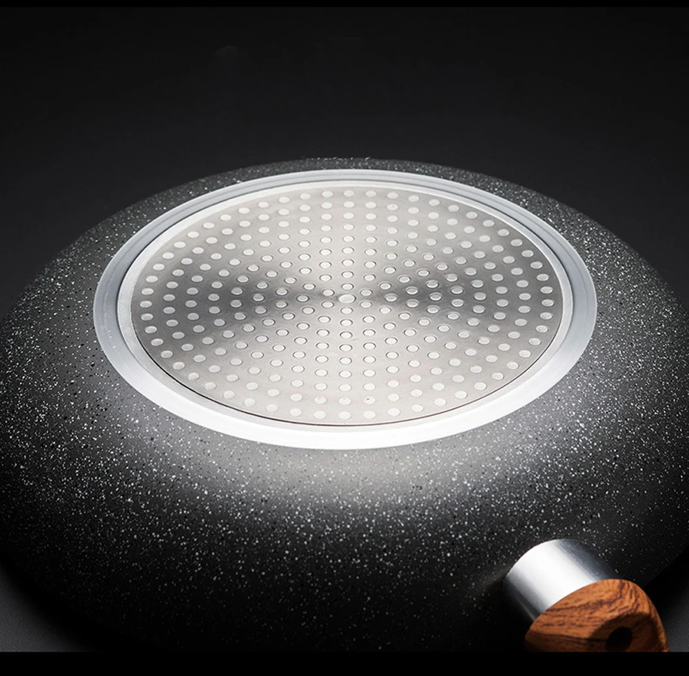 Сковорода с антипригарным покрытием Бытовая кастрюля меньше дыма стейк омлетный