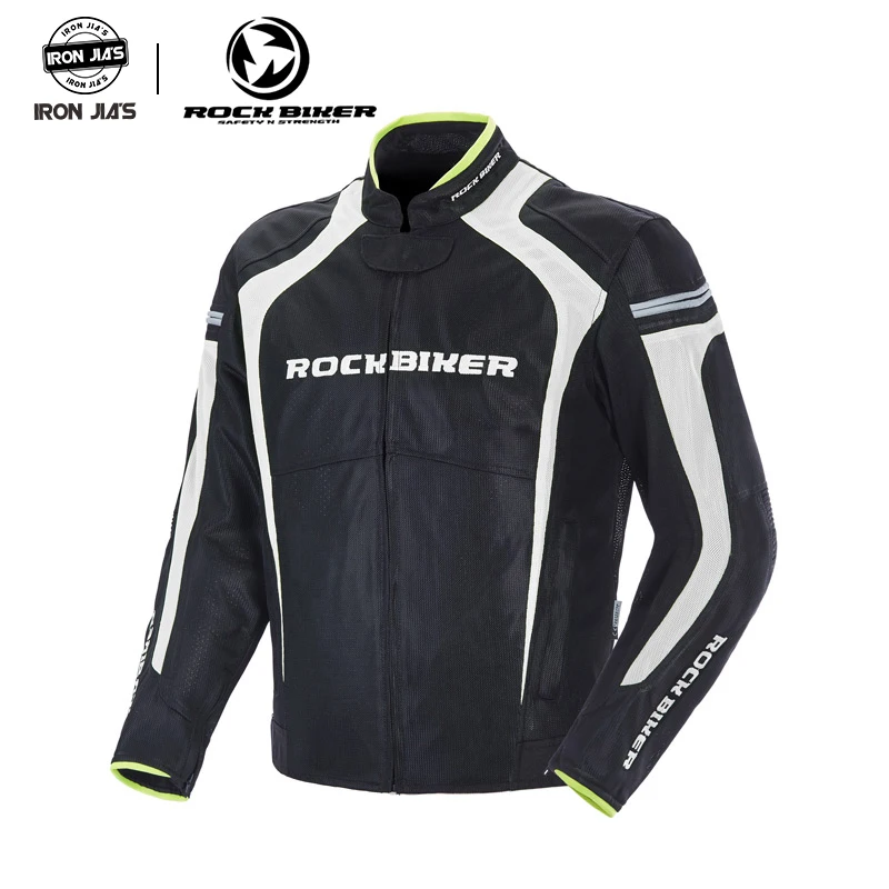 Светоотражающие мотоциклетные куртки ROCK BIKER бронированные защитные для езды на