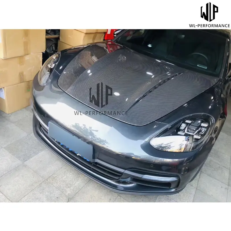 Высококачественные чехлы на передние капоты двигателя из углеродного волокна 971