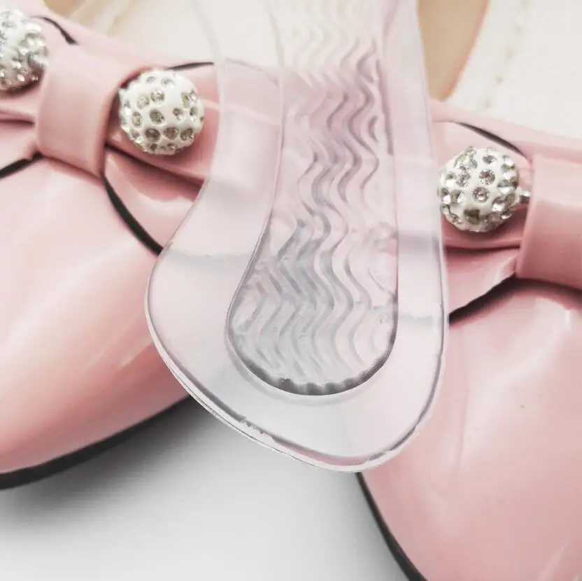 

1 Pair Soft Silicone Gel Women Heel Inserts protector Foot feet Care Shoe Insert Pads Insole Cushion Feet Care Accessories