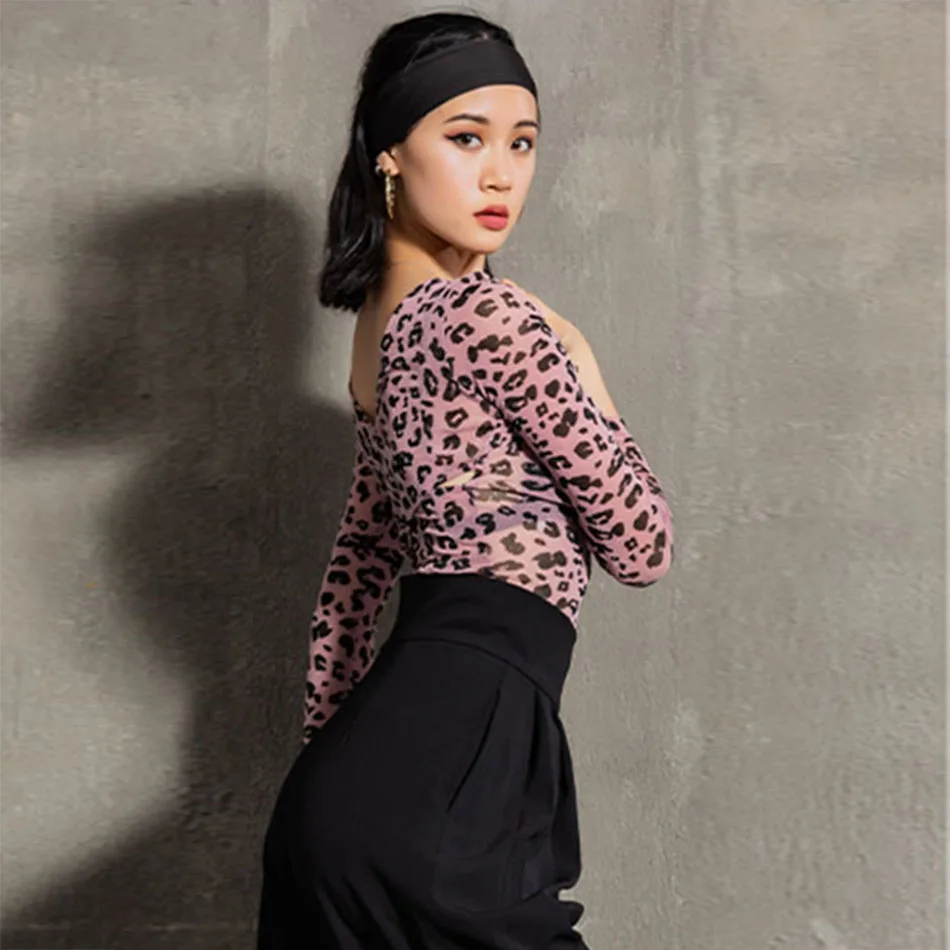 YS49N6 женские рубашки для латиноамериканских танцев с глубоким V-образным вырезом