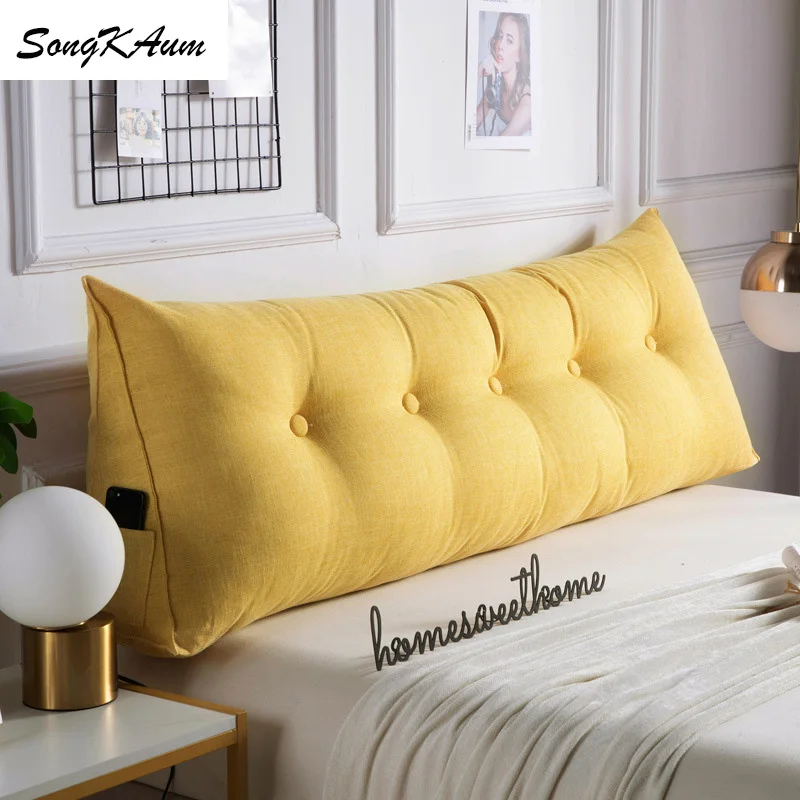 Моющаяся длинная прикроватная Подушка SongKAum в нордическом стиле с наполнением