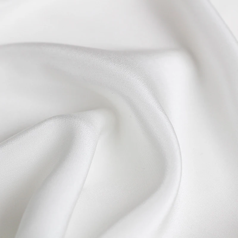 100cm*135cm white silk cotton fabric for wedding dress material crepe de chine | Дом и сад