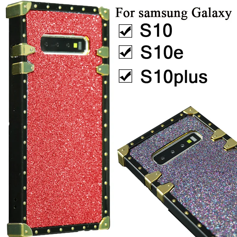 Защитный чехол для samsung Galaxy s10plus s10e s10 блестящие чехлы 10 s 10e 10plus Fundas Sansung Plus e бампер