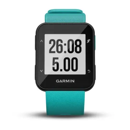 Оригинальные gps спортивные часы Garmin Forerunner 30 фитнес-трекер монитор сердечного ритма водонепроницаемые цифровые часы под платье - Цвет: Зеленый