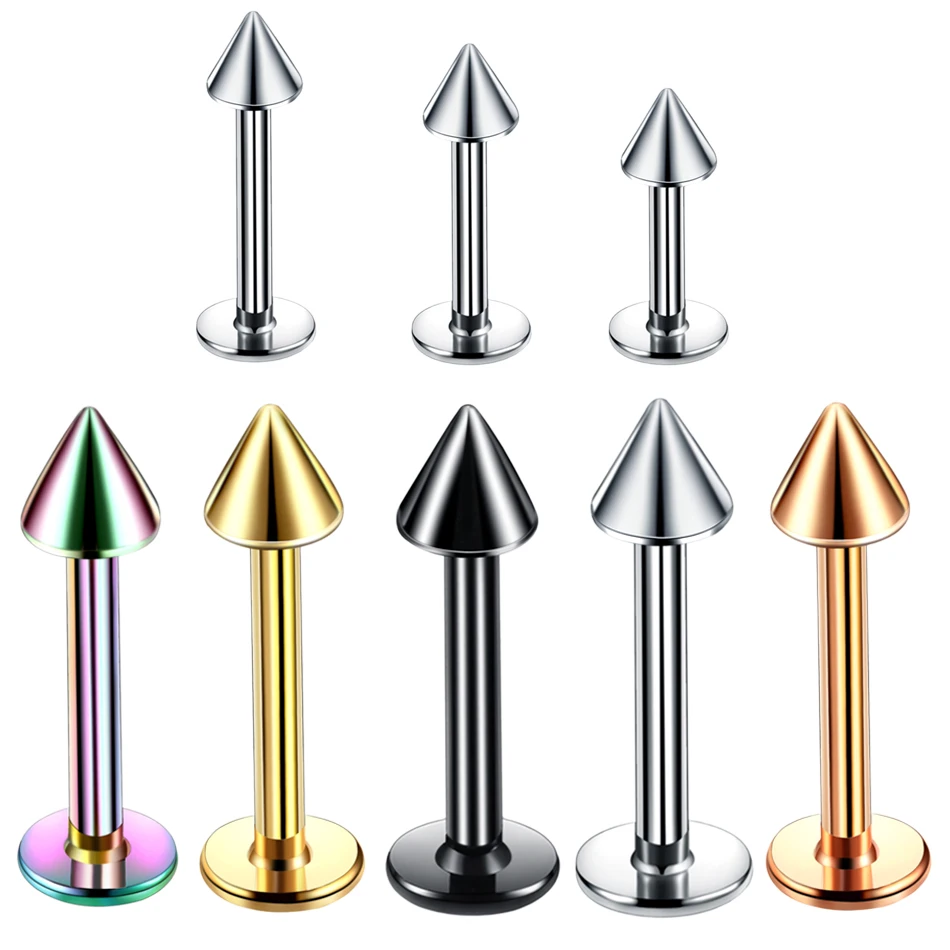 10 шт./лот серьги из нержавеющей стали пирсинг Для Пирсинга Ушей гвоздика для
