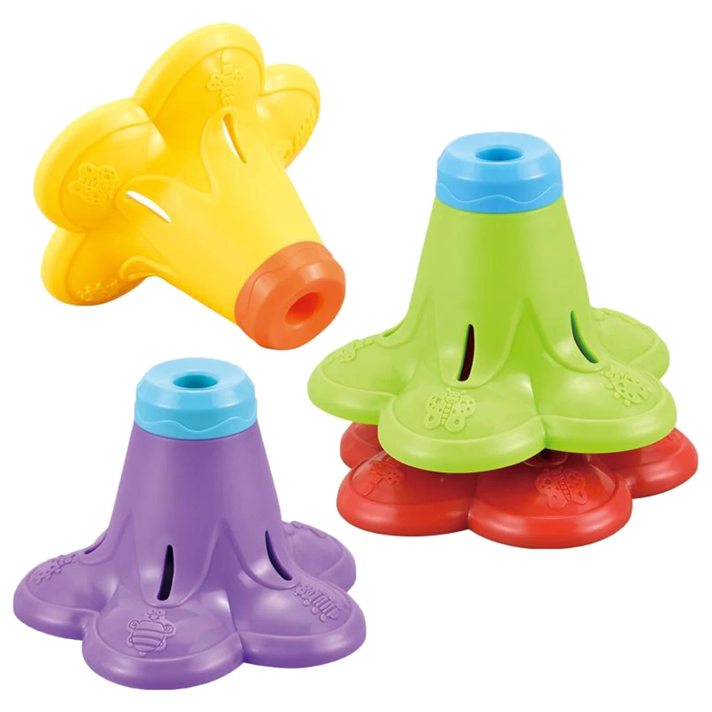 

Toddlers Educational Building Blocks Stacking Cups Bath Toy Nesting Toys