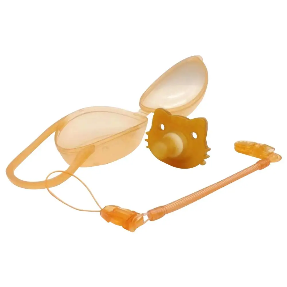 Детская силиконовая Серебряная соска для новорожденных пустышка зубная коробка