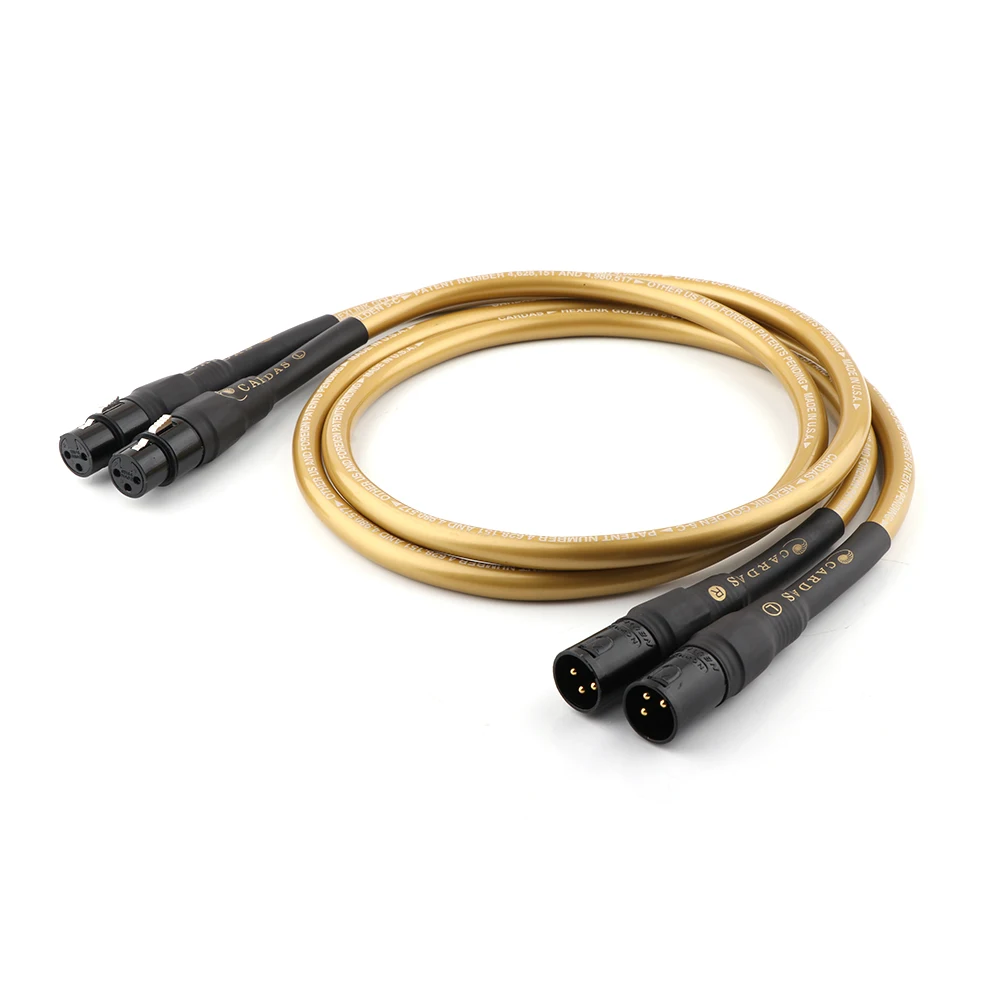 

Hi-End Cardas HEXLINK Copper 5-C XLR Interconnect Cable XLR Male to Female Extesion Cord HiFi Balanced Cabe Wire