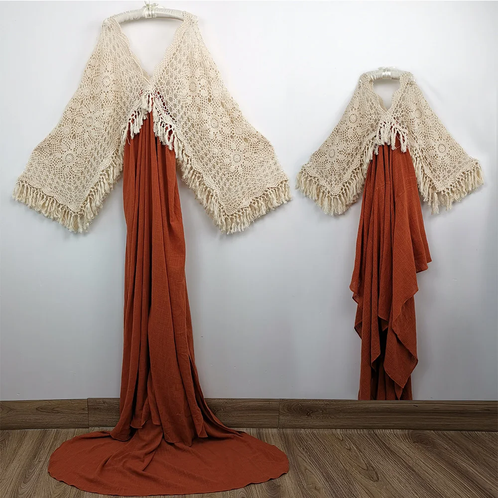 Don &amp Judy/Хлопковое платье в стиле бохо для мамы и От 4 до 8 лет комплект с платьем