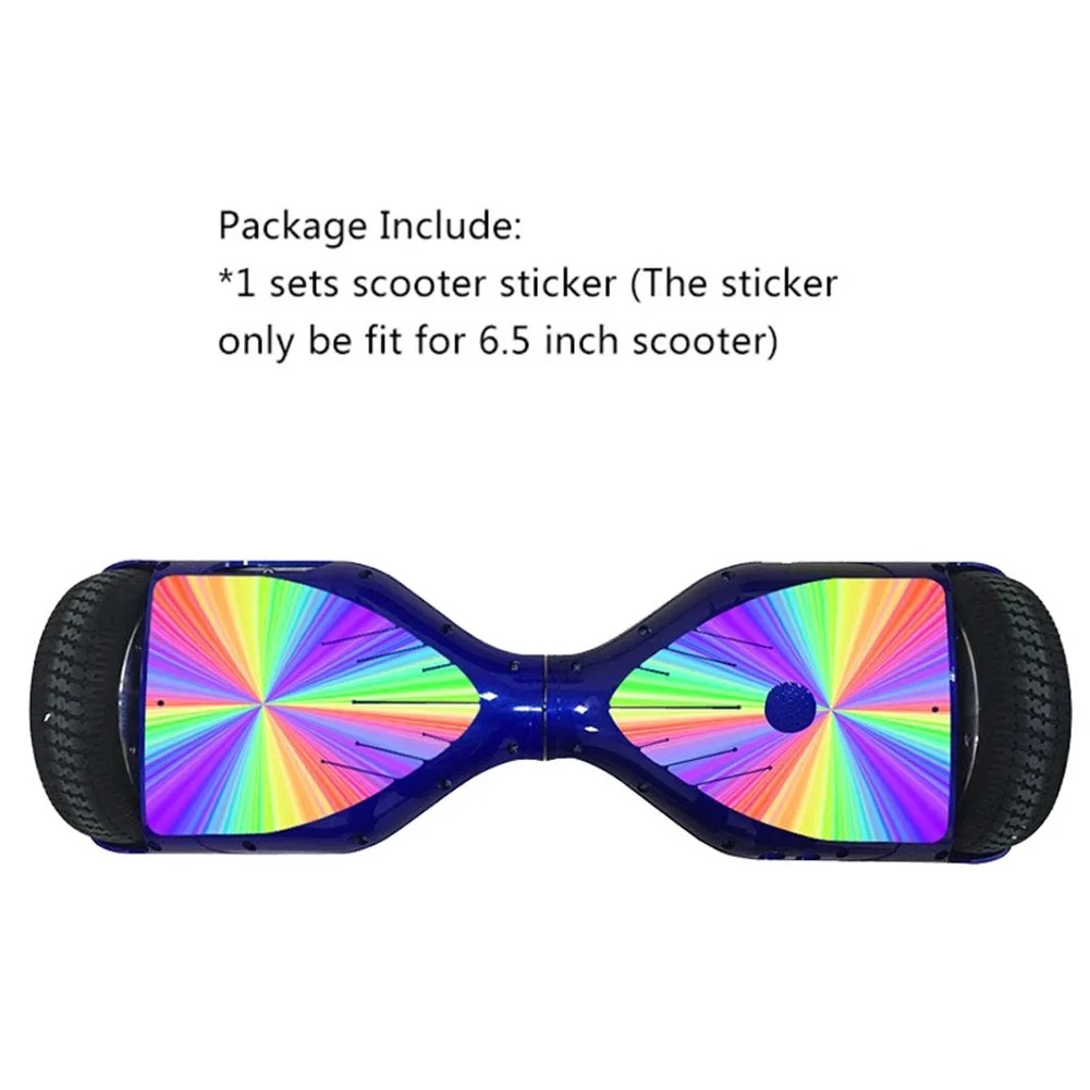 

6.5 Inch Self-Balancing Scooter Sticker Skin Hover Electric Skate Board Sticker Two-Wheel Protective Cover Skateboard Stickers