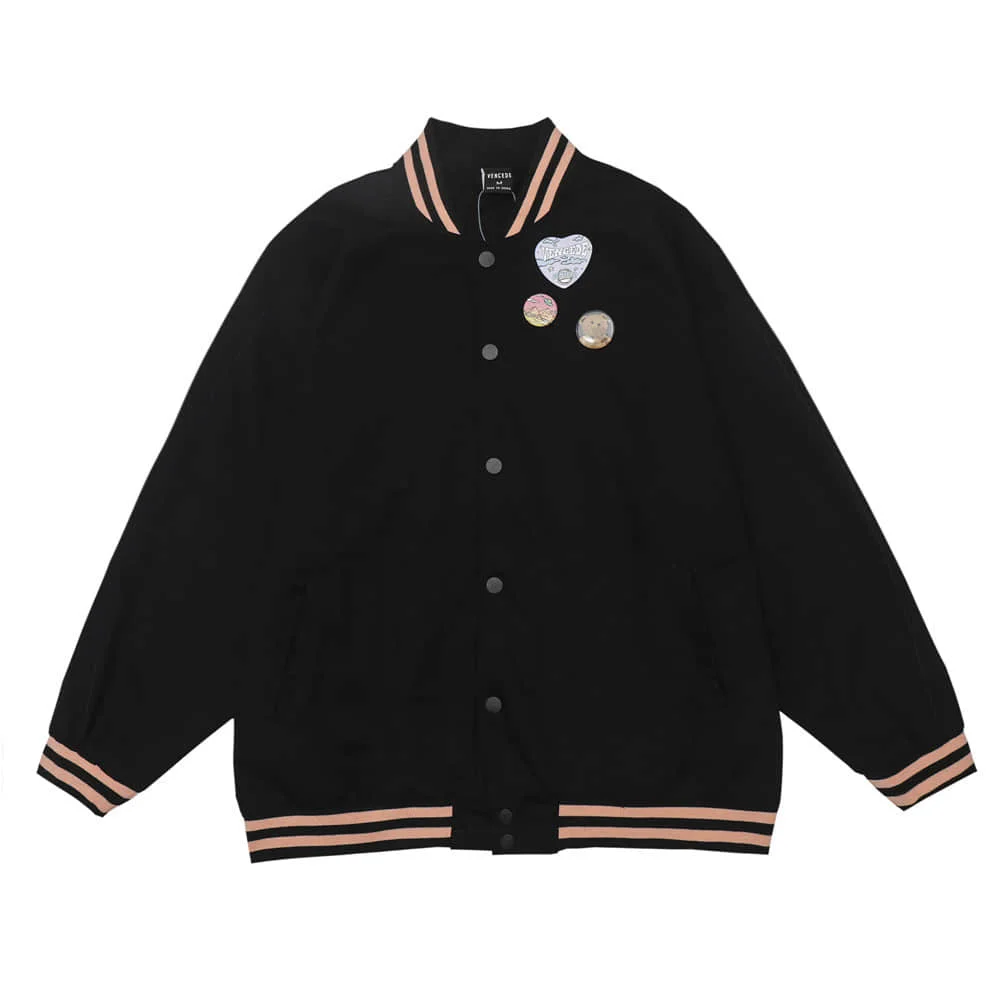 

Куртка мужская бейсбольная с вышивкой, в стиле хип-хоп