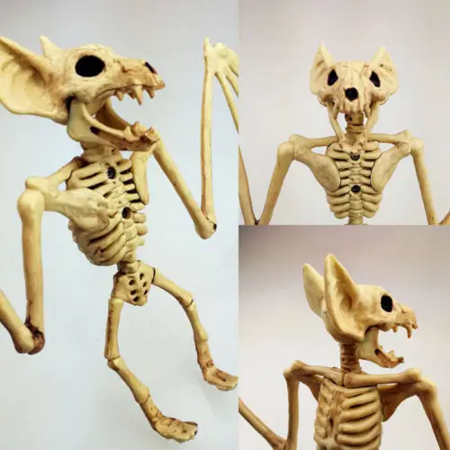 Хеллоуин Хэллоуин скелет жуткая летучая мышь подвесное животное реквизит Дом с