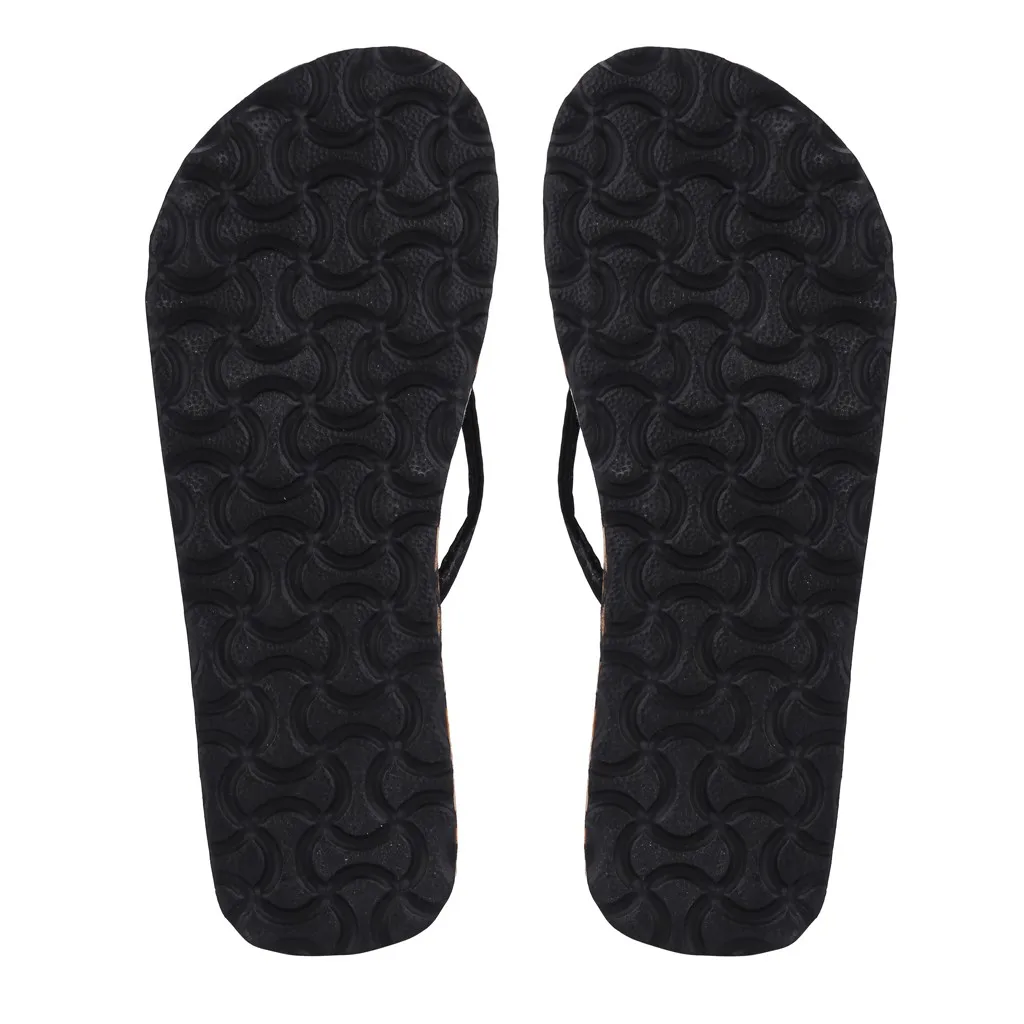 Summer Women Slippers Thick Sole Flat Platform Shoes Women Flip Flops Shoes Sandals Slipper indoor outdoor Home Flip-flops