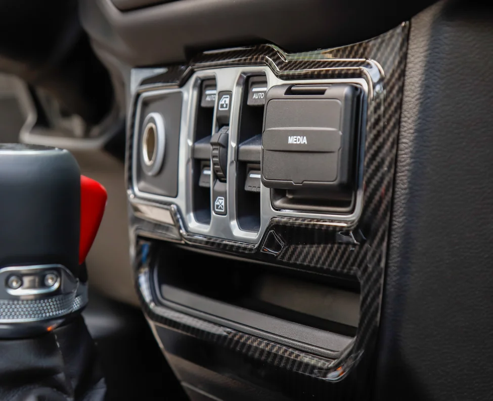 Кнопки переключения стеклоподъемника из углеродного волокна для 2018 Jeep Wrangler JL |