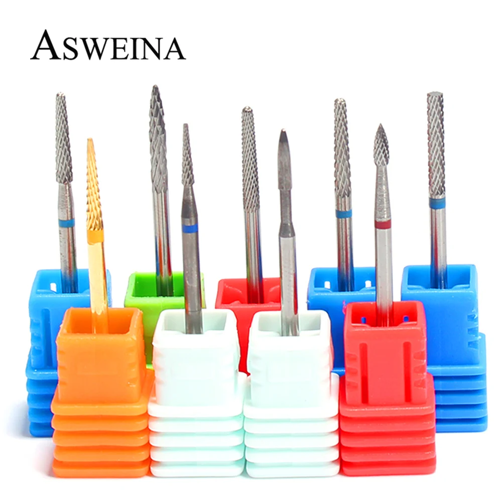 

1pc Carbide Nail Drill Bit Electric Manicure Drills For Pedicure Machine Nail Art Equipment Cuticle Remove Tool Accessory