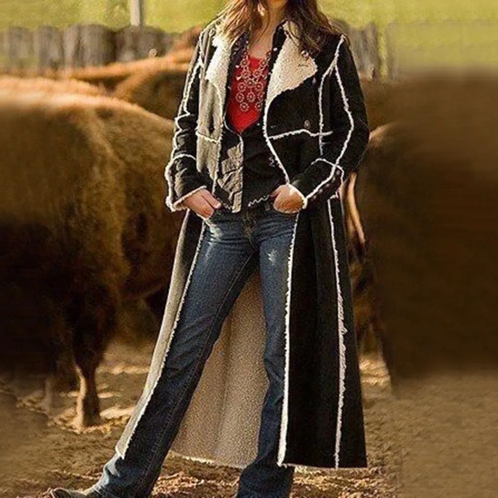 Женское шерстяное пальто новинка 2019 модное дизайнерское Осеннее черное плюс