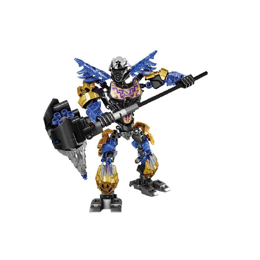 

Aquaryta BIONICLE Series 143pcs Light of Tahu Fire Figures 611-2 Building Block Model Toys Compatible All Brand 71309 Boy Gift