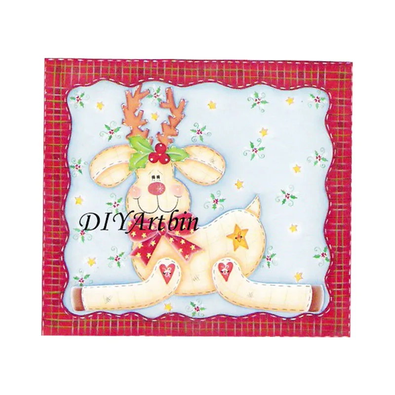 2020 Новый штамп для открыток Рождественский Северный режущий форма скрапбукинга