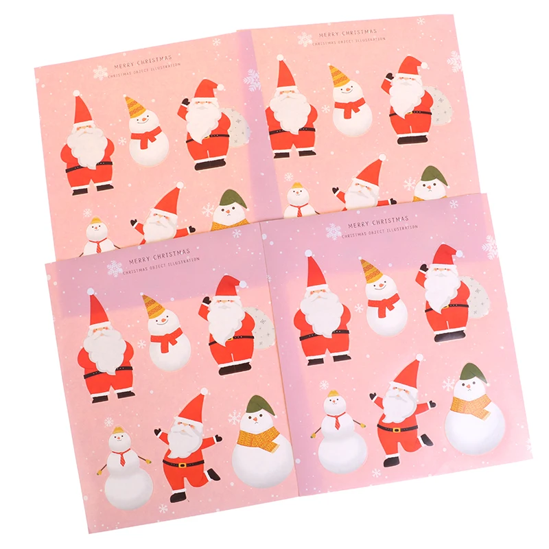 

60pcs/set Christmas Theme series Santa Claus Seal Sticker Gift Sticker