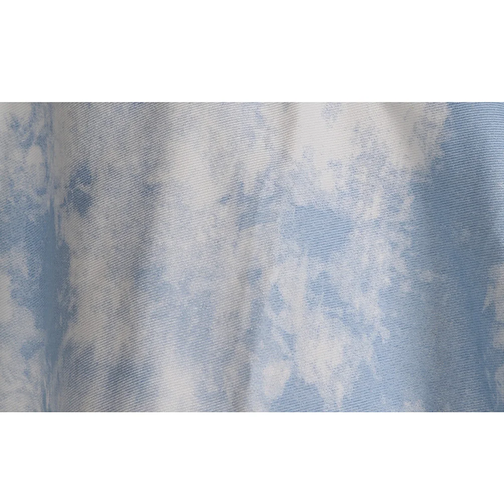 45x160 см небесно-голубой цвет чернильный галстук окрашенная джинсовая ткань DIY