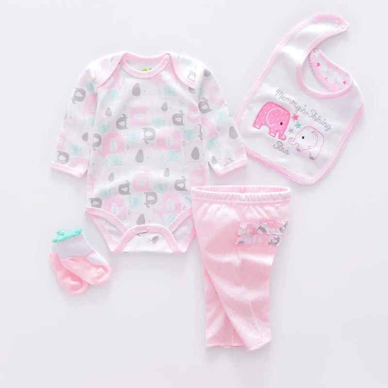 2021 модные комплекты одежды для малышей хлопковая одежда маленьких девочек Милая