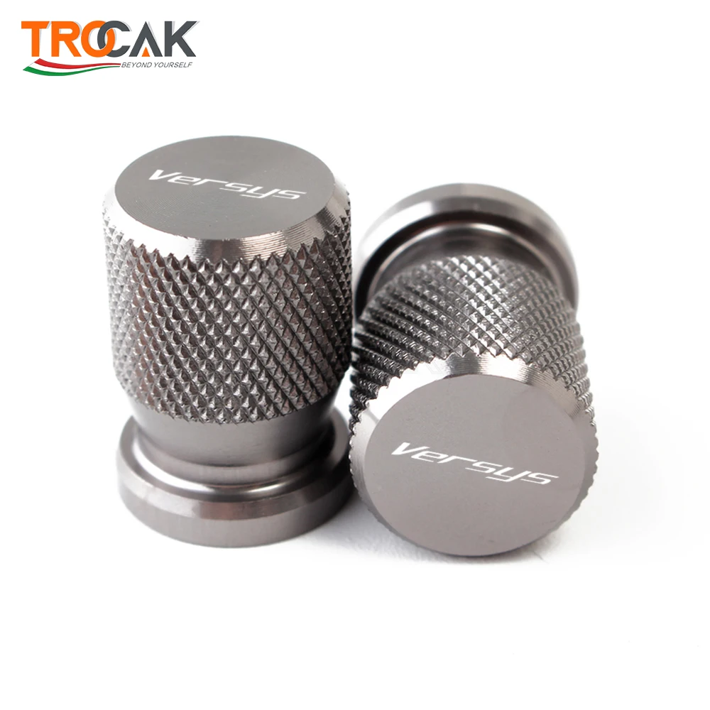 

VERSYS Motorcycle Tire Valve Air Port Stem Cover Cap Plug CNC Aluminum Accessories for Kawasaki Versys 650 1000 X300 2008-2020