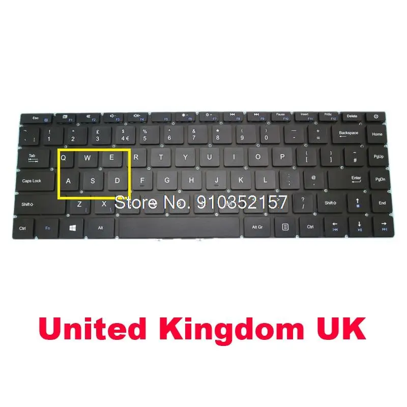 Ноутбук GR IT JP UK LA без клавиатуры с подсветкой для Teclast F7S XS-HS105 MB3181004 XK-HS105 русская