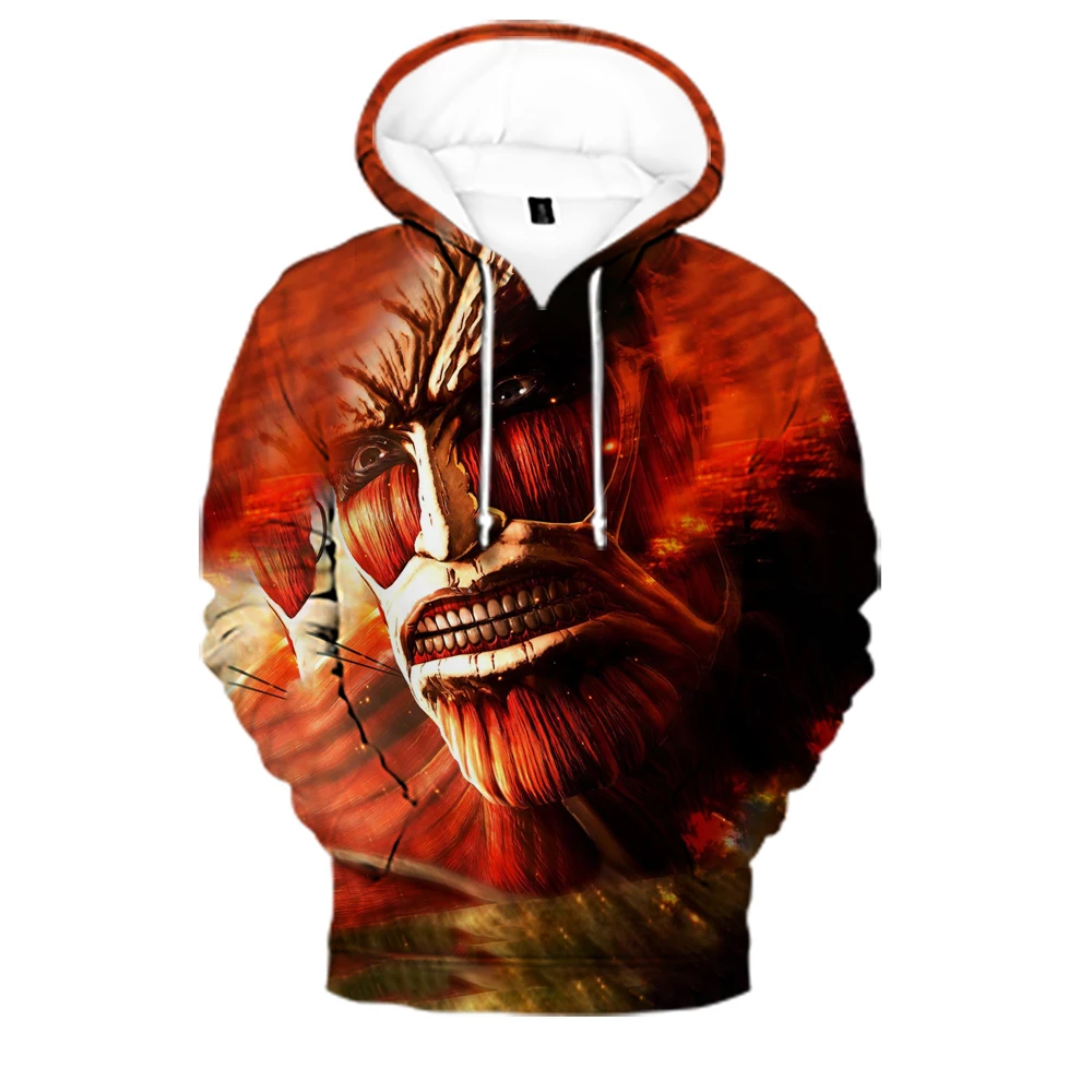 

3D Print Attack on Titans Hoodies Sweatshirts Men Women Hot Sale Spring Autumn Pullovers Fashion Cartoon Attack on Titans Tops