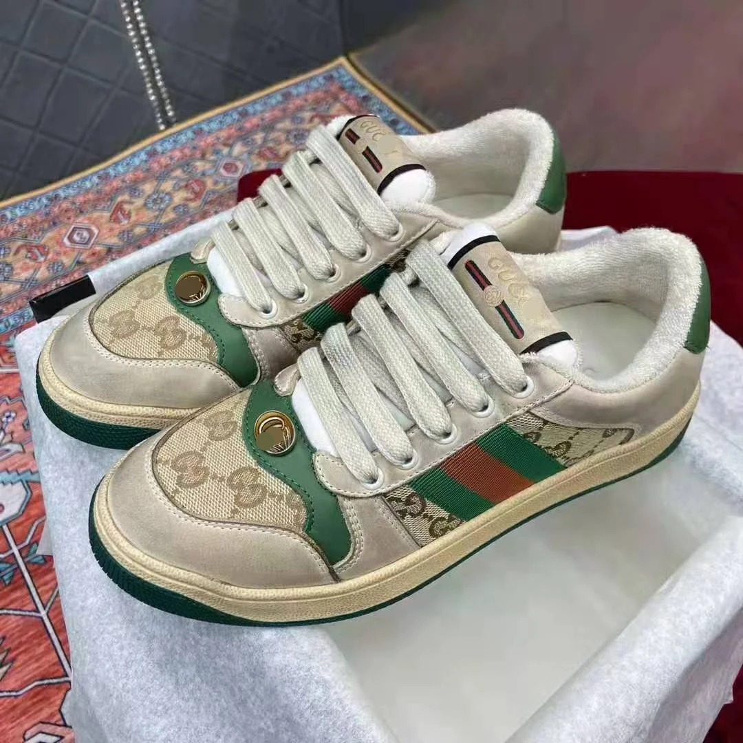 

The same women's shoes, small dirty shoes, double G retro distressed dirty shoes, men and women casual sports classic sneakers