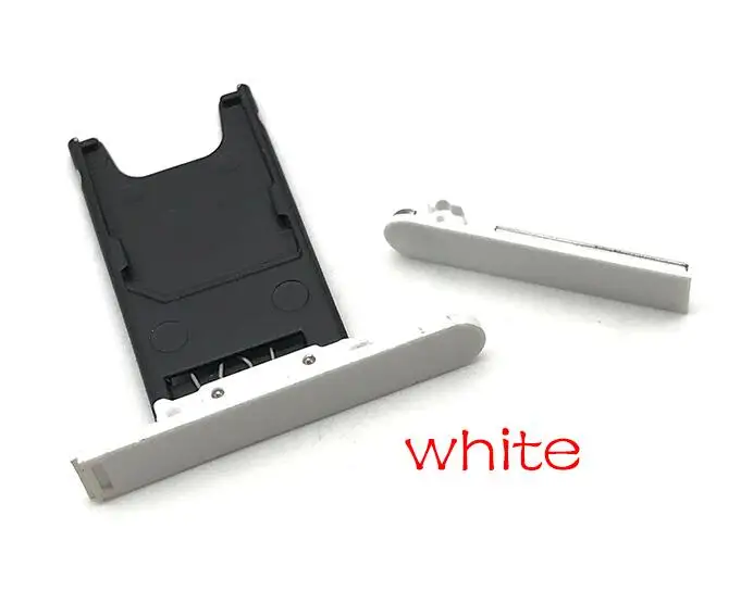 White Для Nokia N9 лоток со слотом для сим-карты держатель+ USB крышка Запасная часть - Цвет: White
