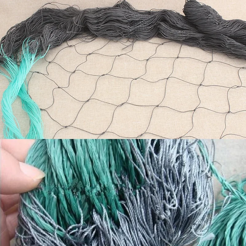 Нейлоновая серая Зеленая Сетка для защиты цыплят во дворе 6 см * см|Садовая сетка| |