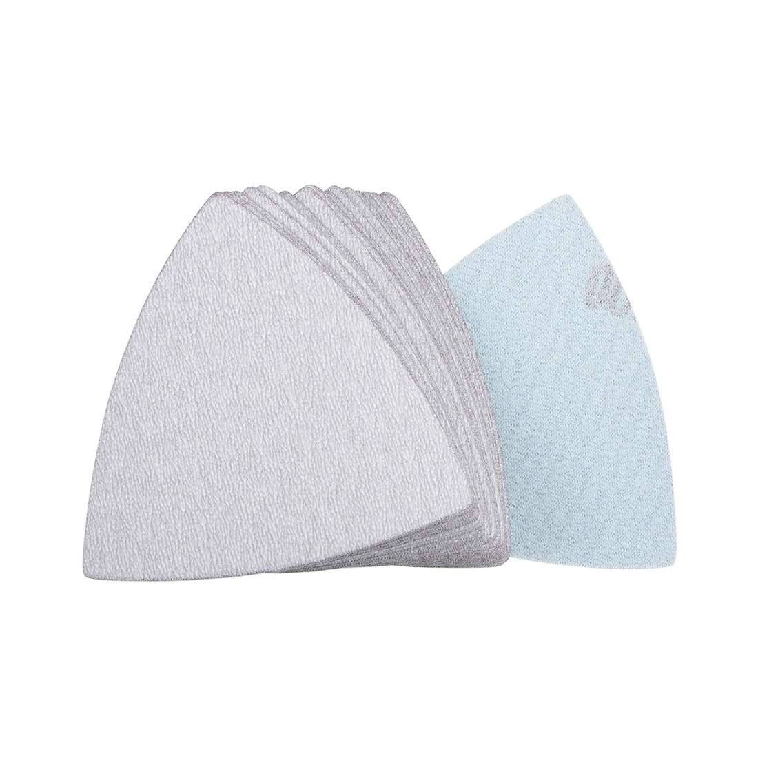 

uxcell 24 Pcs Triangle Detail Sander Sandpaper Hook and Loop 3-1/2 Inch Sanding Pad White Abrasive 90x90x90mm 60-1000 Grit