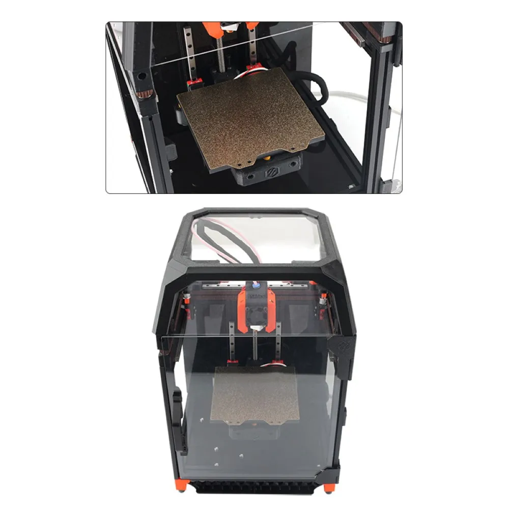 

3D Printer Accessories Set 120x120mm Gold Double Sided Textured PEI Powder Steel Plate with Magnetic Sticker B Side