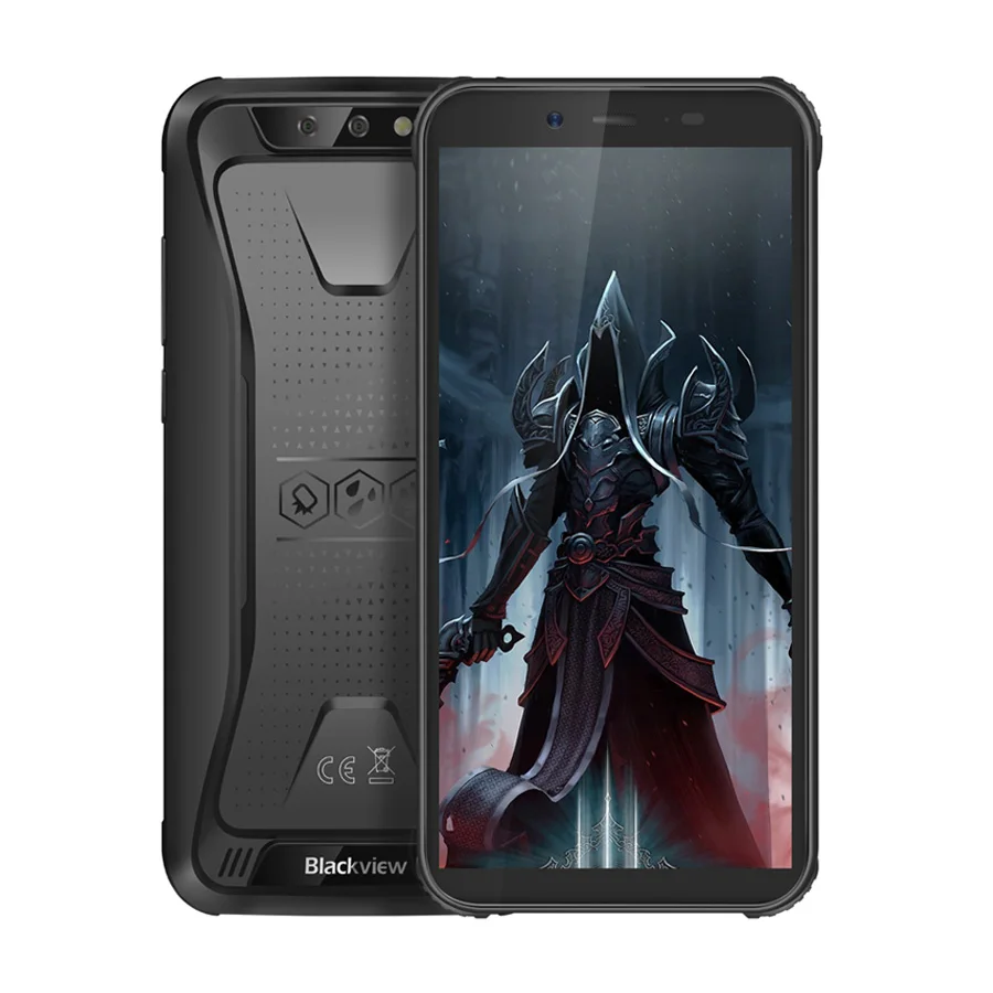 Black Blackview BV5500 Pro 5," IP68 водонепроницаемый прочный внешний смартфон 3 ГБ+ 16 ГБ Android 8,1 4400 мАч Dual SIM 18:9 мобильный телефон - Цвет: Black