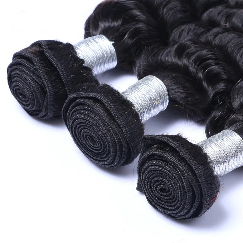 

Synthetic High Temperature Fiber Water Deep Weave Kinky Curly Hair Bundles Black Color Synthetic Hair Extension