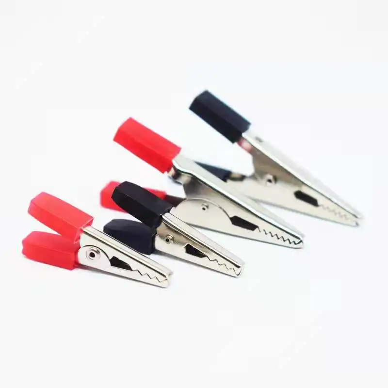 

Щупы с пластиковой ручкой 50 мм, 10 шт., металлический зажим типа «крокодил», штекер для аккумулятора