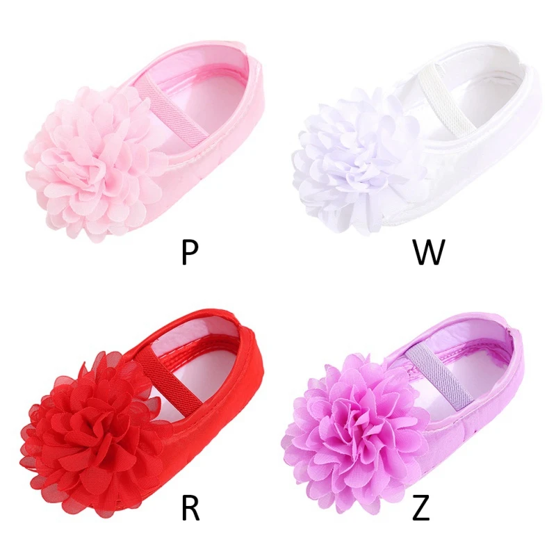 

New Cute Flower Baby Girl Shoes Newborn Toddler Baby Shallow Princess Shoe Soft Cotton Anti-Slip First Walker Shoes New