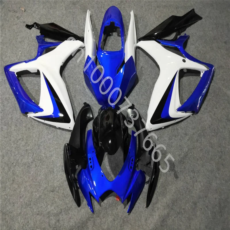 

Обтекатель для мотоцикла, подходит для Suzuki GSXR600 06 07 GSXR 600 K6 2006-2007, синий, белый, черный, литье под давлением, Обтекатели для кузова