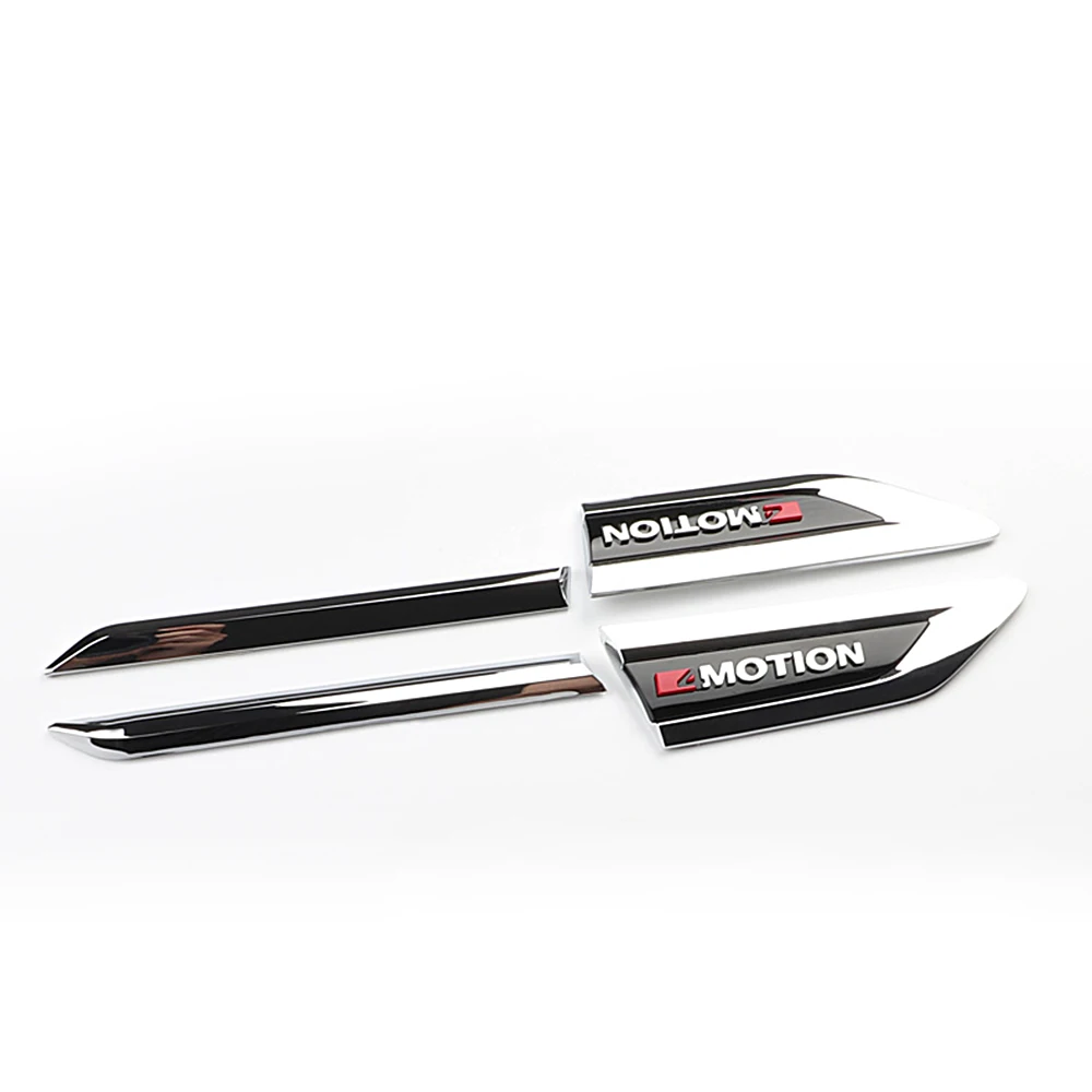 Автомобильное боковое крыло 4 эмблемы с логотипом движения 3D наклейка отделкой